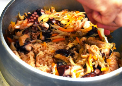 釜飯作り体験（タイ・タコ等）